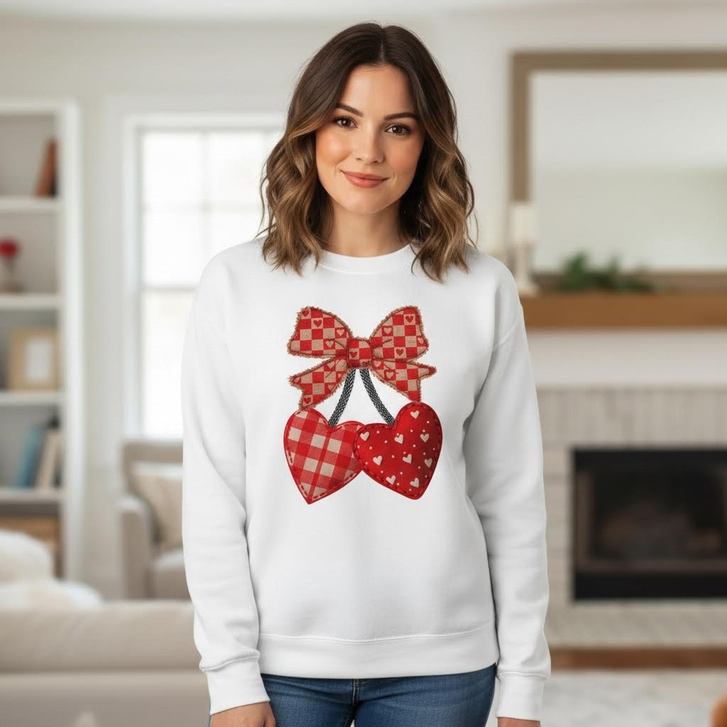 Coquette Heart Bow - TRANSFER ONLY