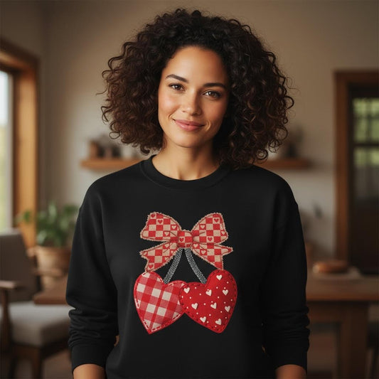 Coquette Heart Bow - TRANSFER ONLY