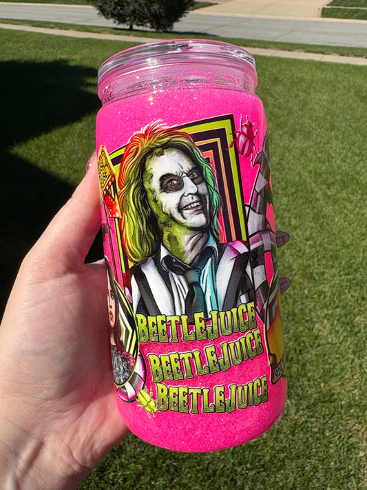 16oz Snowglobe Tumbler - Premade