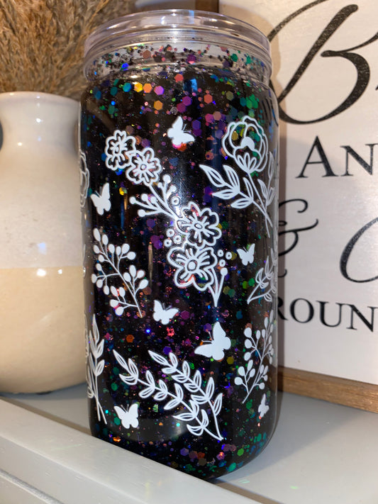 16oz Snowglobe Tumbler - Premade